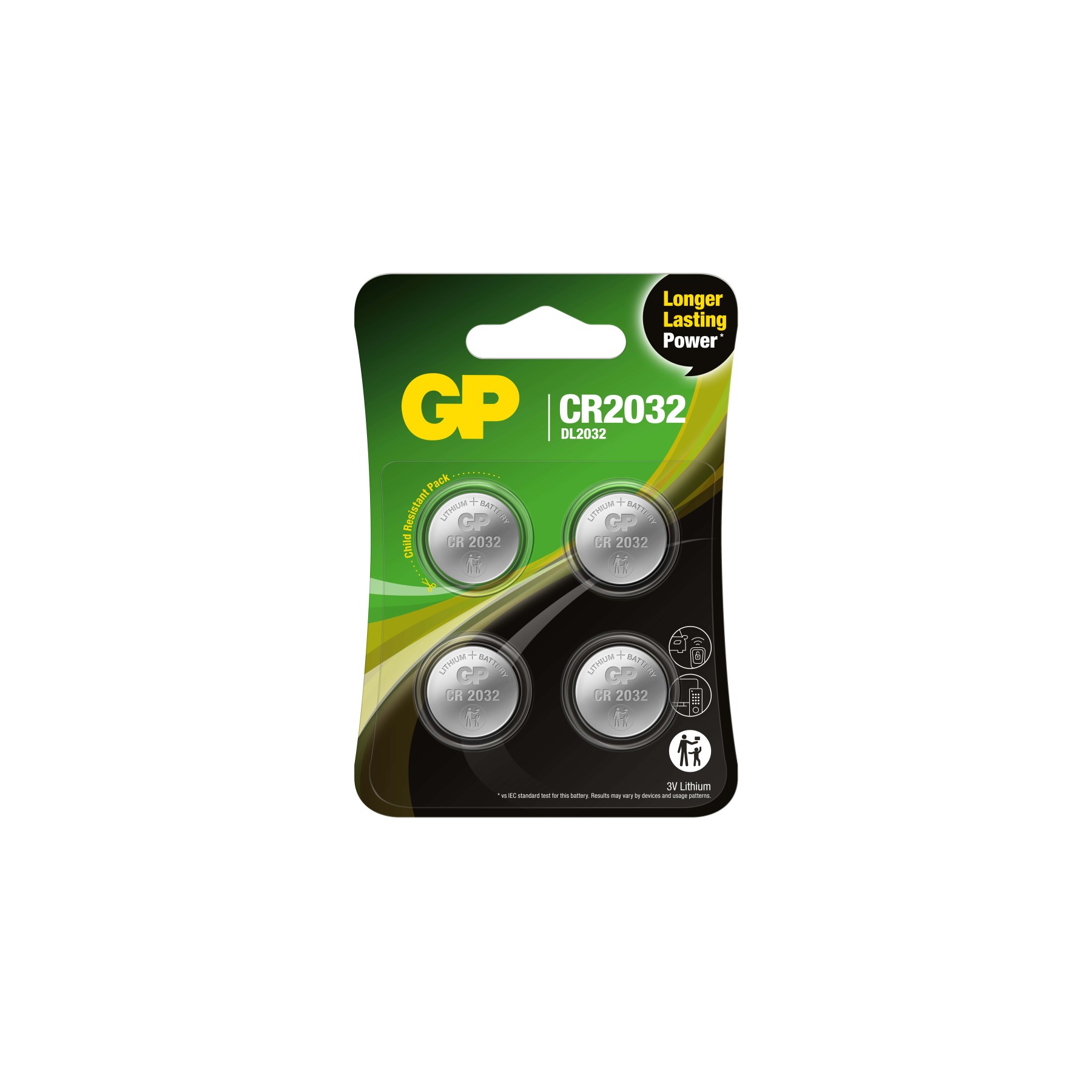 GP CR2032 Pack of 4